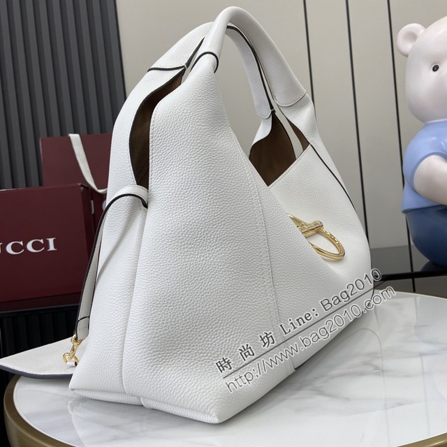 Gucci專櫃古馳最新款Softbit系列肩背包超大半馬銜扣休閒女包 jh2860型號：837466
